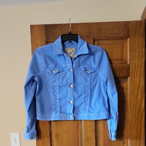 Michael Kors Jackets & Blazers - Michael Kors Women's Light Blue Jean Jacket